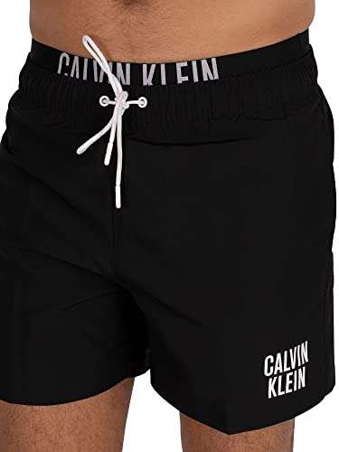 Calvin Klein Herren Badehose Medium Double WB Lang +10% Rabatt bei Prime Student [Größe S bis XL]