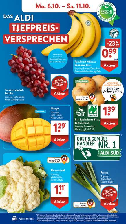 Bananen fr 99 Cent/KG bei ALDI SD  Jetzt zugreifen! | mydealz