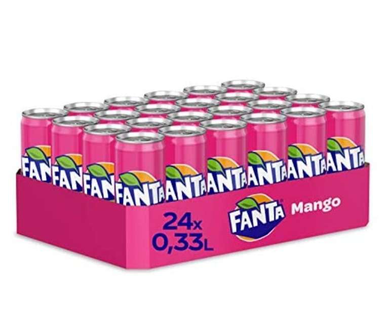 Fanta Mango & Dragonfruit, 24er Pack, + 6,00€ Pfand (24 x 330 ml)