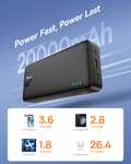 [Prime] Baseus Powerbank, 20000mAh, 20W PD QC Ladegerät mit USB C In&Out [Verkäufer: Baseus]