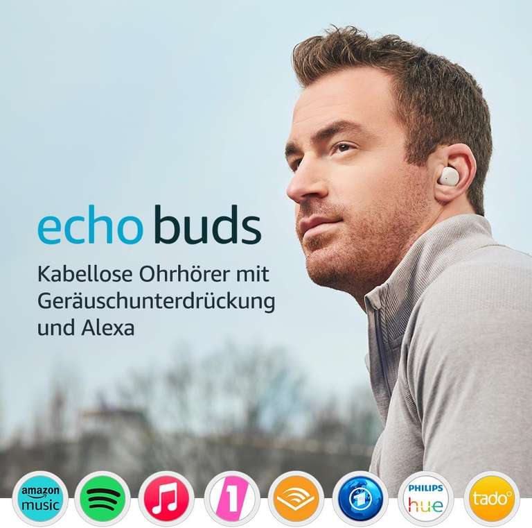 "Frankensteins" Echo Buds (2. Gen.) – Kabelloses Ersatz-Ladeetui + Ersatz-Ohrhörer rechts & links (TWS In-Ears, Bluetooth 5.0, ANC)
