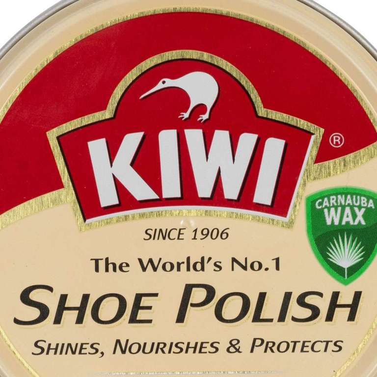 2 x KIWI Shoe Polish Schuhcreme neutral 50ml