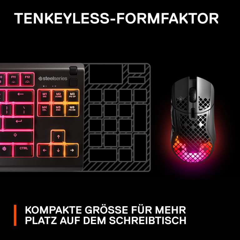 RGB Gaming-Tastatur - SteelSeries Apex 3 TKL