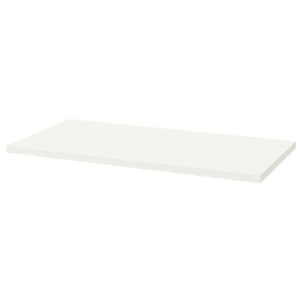 LAGKAPTEN Schreibtischplatte, weiß, 120x60 cm für 13,99€ oder Schreibtisch für 29,99€ (IKEA Abholung)