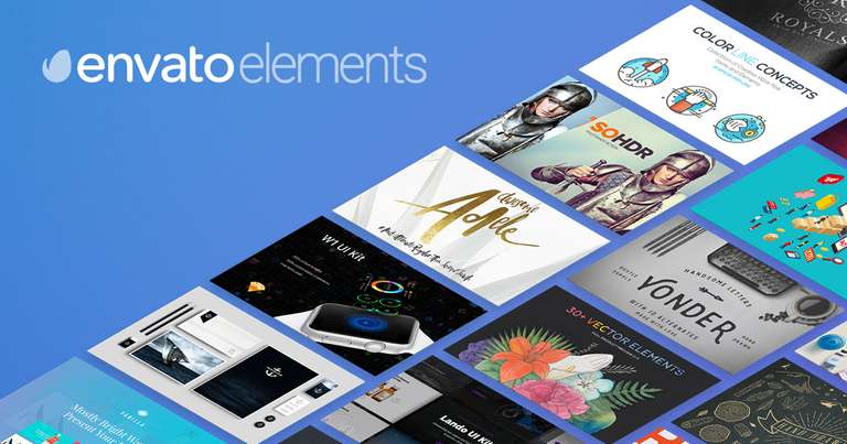 Envato Elements Design-Flatrate - zum Cyber Monday 50% reduziert!