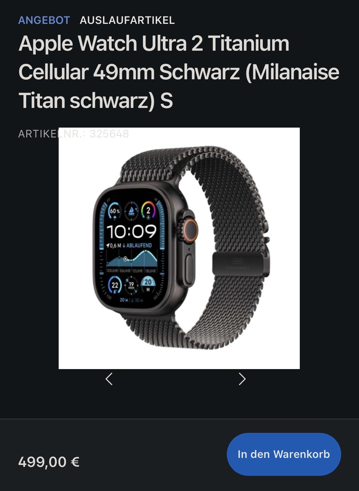 Apple Watch Auslaufmodelle zum gut Kurs: Ultra 2 ab 499 € | Series 10 ab 319 € | SE ab 199 €