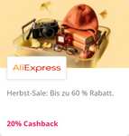 131° - JETZT SOGAR 20% AliExpress Cashback über TopCashback + Gutscheincodes einlösbar