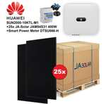 Huawei Komplettanlage Full Black 10KW SUN2000-10KTL-M1 Solaranlage JA-Solar PV-Module ab 5499€ (mit Speicher 11999€)