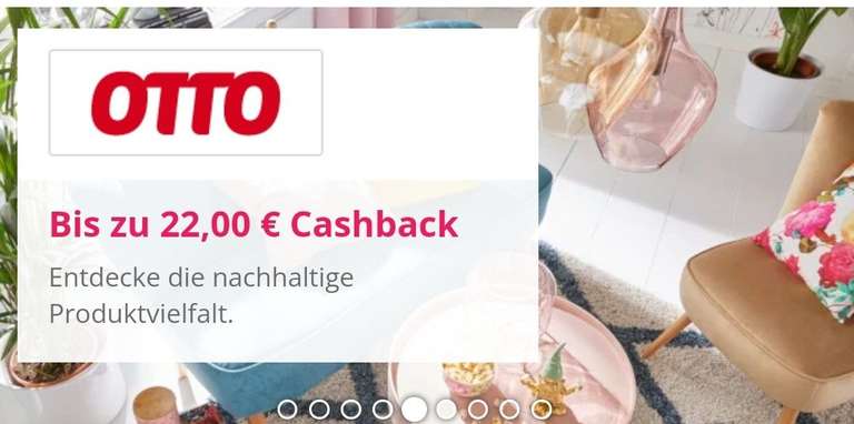 Topcashback & OTTO - Mega Cashback 7€ Bestandskunde / 9€ Neukunde bereits ab 35,72€ MBW