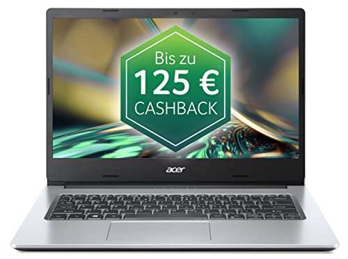 [Amazon] Acer Aspire 3 A314-35-P4FX Pure Silver, Pentium Silver N6000, 8GB RAM, 256GB SSD, 14", 1920x1080, non-glare, IPS (75€ Cashback)