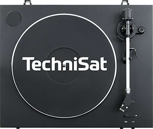 TechniSat TECHNIPLAYER LP 200 - Vollautomatik-Plattenspieler (mit USB-Ausgang 33/45 U/min, Riemenantrieb, Aluminium-Plattenteller) Ama/MM