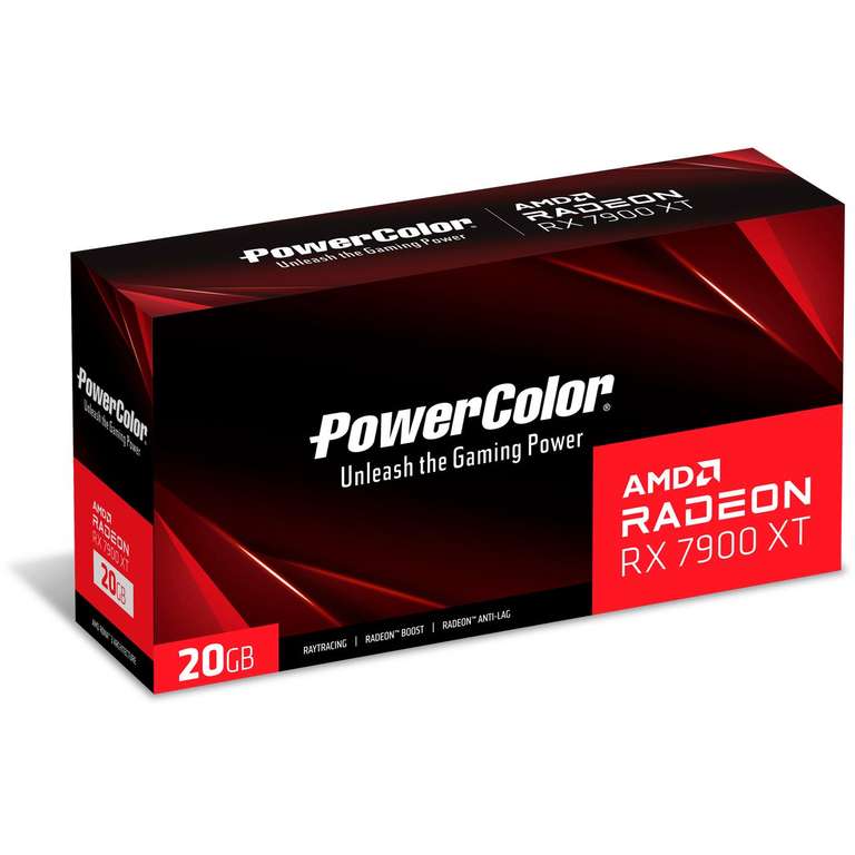 20GB PowerColor Radeon RX 7900 XT AMD Edition Aktiv PCIe 4.0 x16 (Retail) inkl. The Last of Us Part I