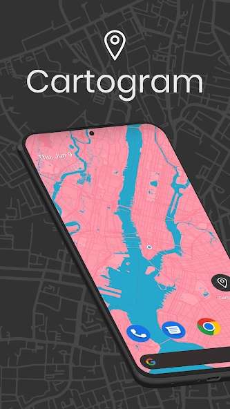 [Google Playstore] Cartogram - Live Map Wallpaper