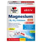 Doppelherz Magnesium 400 DIRECT – 40 Sachets, Zitronengeschmack (Prime)