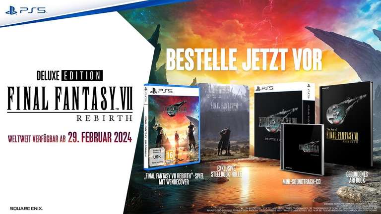 Final Fantasy VII (7) Rebirth Deluxe Edition - PS5 / Playstation 5