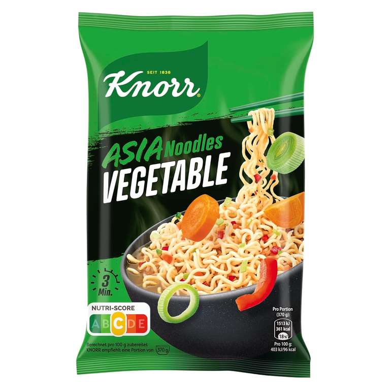 Knorr Asia Noodles Instant Nudeln versch. Sorten. Penny