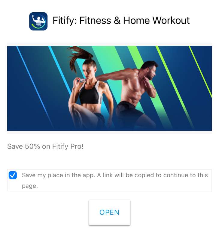 Fitify Pro: Fitness mit 50% Rabatt im 1. Jahr