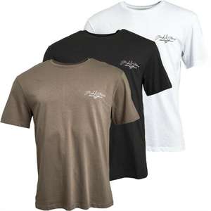 JACK AND JONES Herren Scripted T-Shirts Mehrfarbig (nur in XS verfügbar) in 3er-Pack für 20,98€ inkl. Versandkosten (anstatt 49,99€)