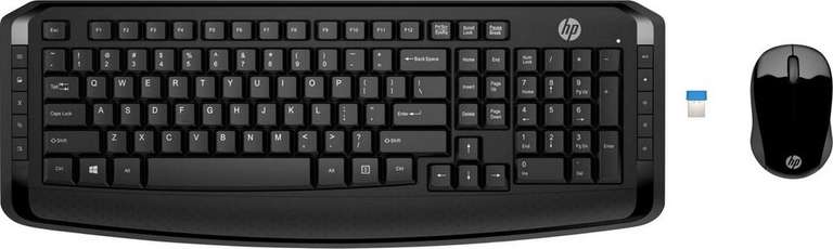 HP »Wireless-Tastatur und -Maus 300« Tastatur- und Maus-Set (Otto Up)